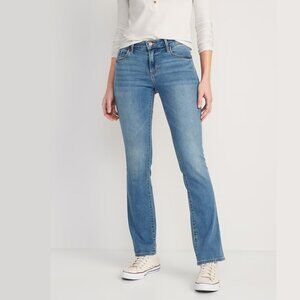 Old Navy Kicker Boot Cut Mid Rise Medium Wash Jeans (8) EUC